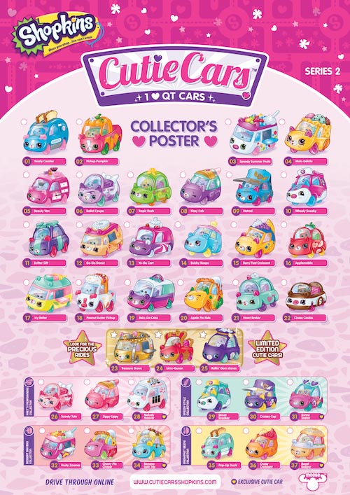 shopkins cutie cars names