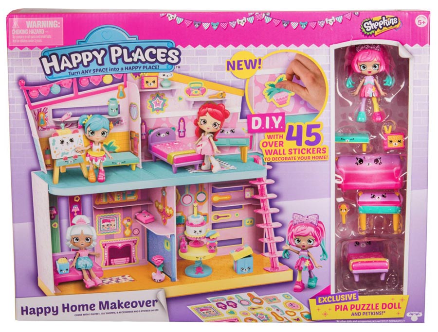 Shopkins Happy Places Play Sets Season 4 – Happy Home Playset