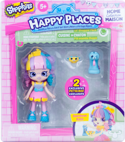 Shopkins Happy Places Season 1 - Lil' Shoppie Pack Rainbow Kate