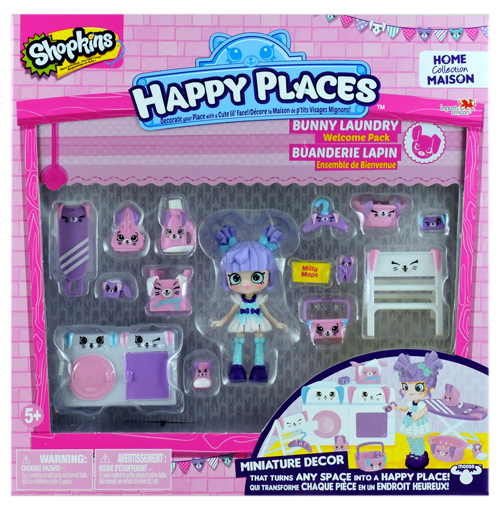Shopkins Happy Places Season 2 - Bunny Laundry Decorator Pack Box