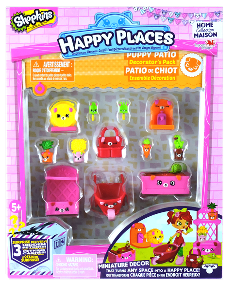 Shopkins Happy Places Season 2 - Puppy Patio Decorator's Pack
