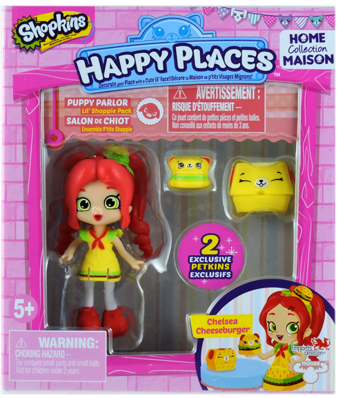 Shopkins Happy Places Season 2 - Lil' Shoppie's Pack Chelsea Cheeseburger