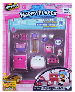 Shopkins Happy Places Season 2 - Slumber Bear Party Decorator's Pack