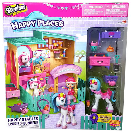 Shopkins Happy Places Season 4 - Happy Stables Playset Box