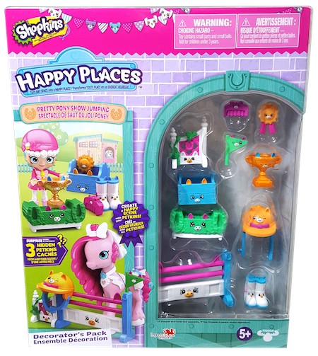 Shopkins Happy Places Season 4 - Pretty Pony Show Jumping Decorator's Pack Box