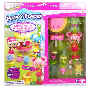 Shopkins Happy Places Season 4 - Princess Puppy Garden Party Welcome Pack Box