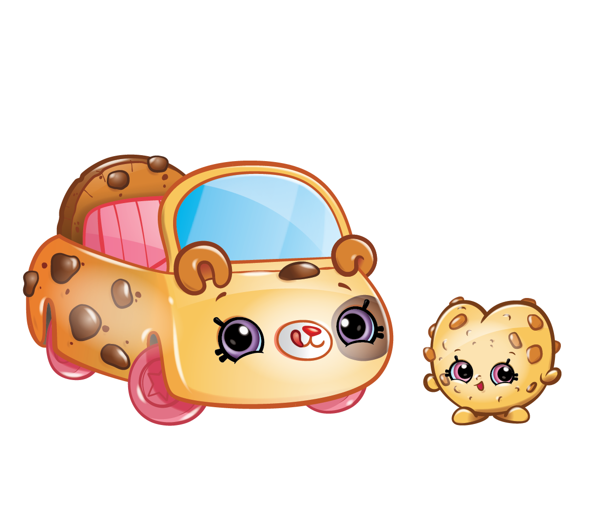 Shopkins Season 1 - Cutie Cars - Choc Chip Racer Convertible Cutie
