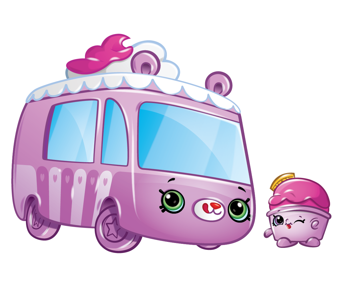 Shopkins Season 1 - Cutie Cars - Ice Cream Dream Car Fun Food Van