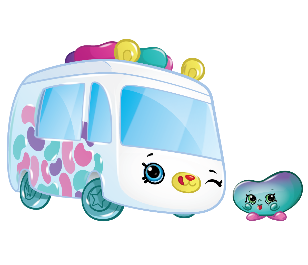 Shopkins Season 1 - Cutie Cars - Jelly Bean Machine Fun Food Van