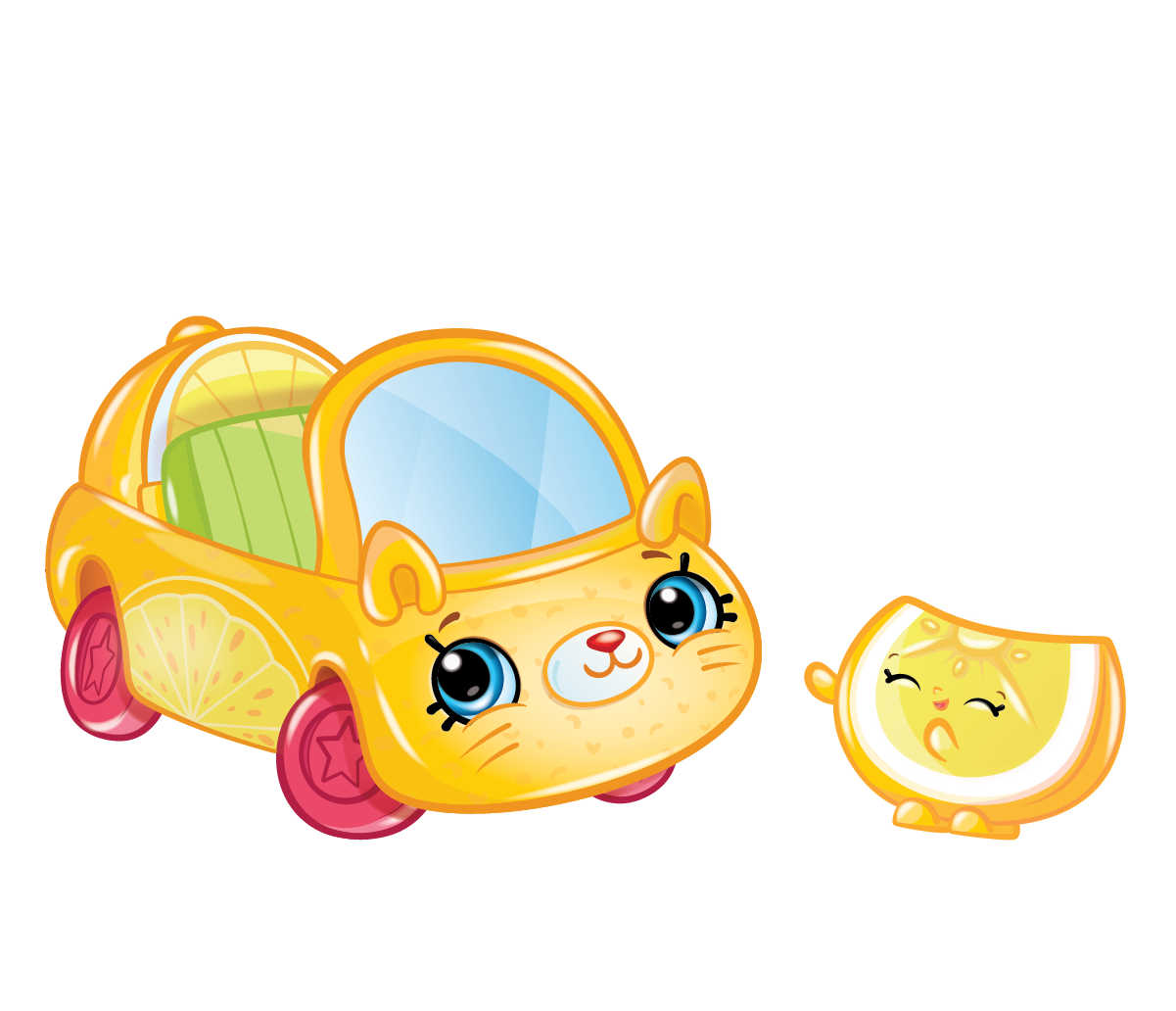 Shopkins Season 1 - Cutie Cars - Lemon Limo Convertible Cutie