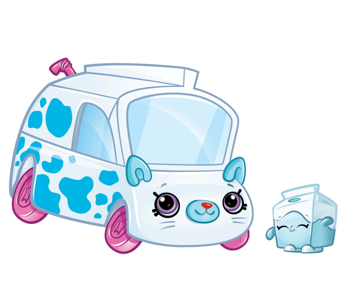 Shopkins Season 1 - Cutie Cars - Milk Moover Speedy SUV