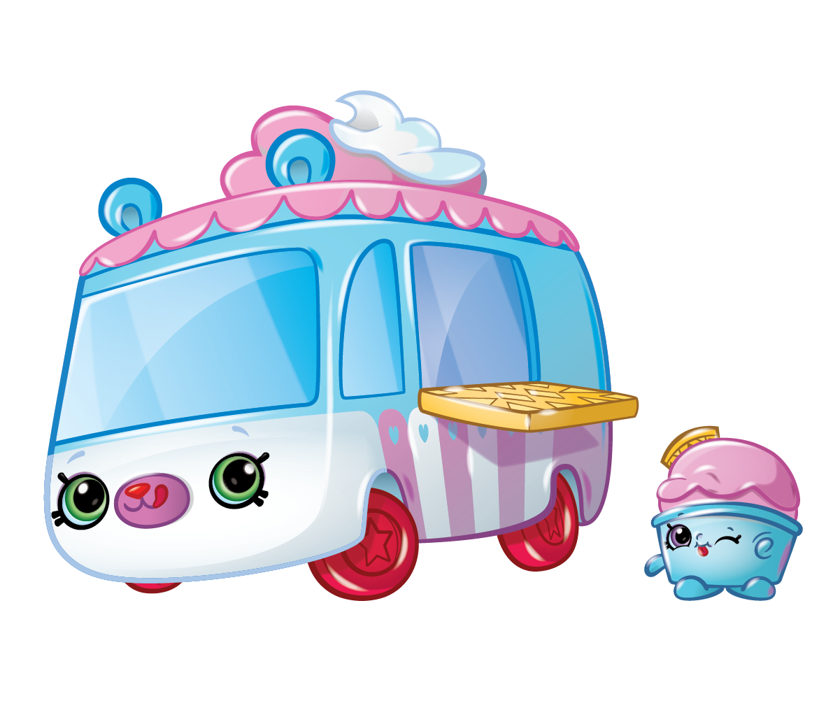 Shopkins Season 1 - Cutie Cars - Soft Swerve Fun Food Van