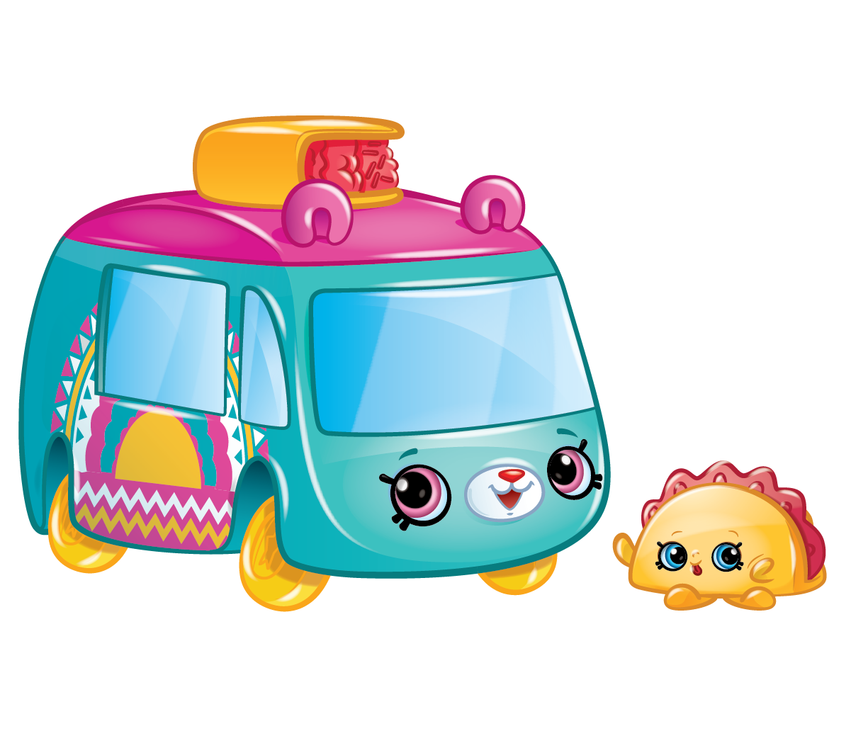 Shopkins Season 1 - Cutie Cars - Traveling Taco Fun Food Van