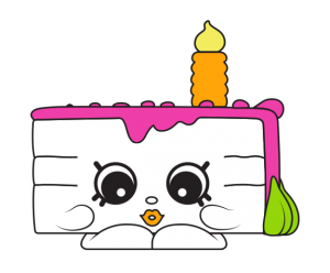 Gracie Birthday Cake #7-005 - Shopkins Season 7 - Surprise Party Team