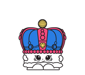 Kingsley Crown #8-025 - Shopkins Season 8 - UK Holiday Team