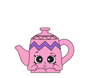 Potty Teapot #8-028 - Shopkins Season 8 - UK Holiday Team