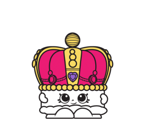 Kingsley Crown #8-034 - Shopkins Season 8 - UK Holiday Team