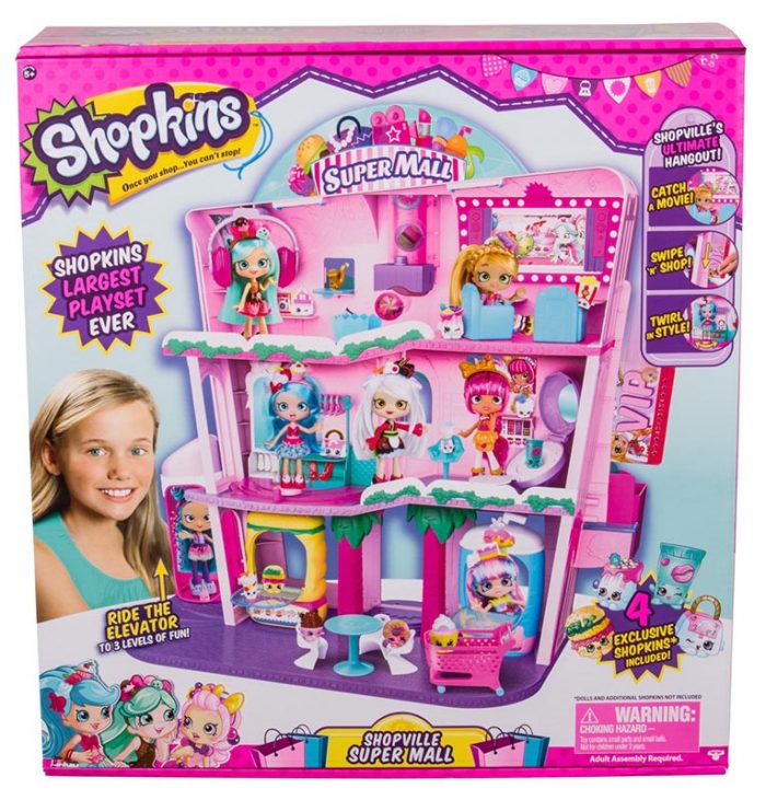 Shopkins – Shopkins Shoppies Shopville Super Mall Playset – Kids Time