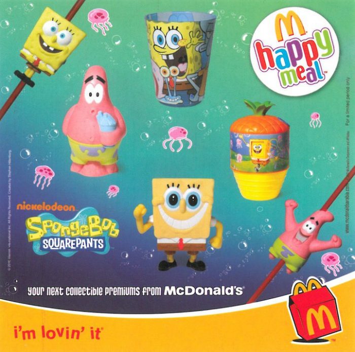 McDonald’s Happy Meal Toys – May 2011 – Spongebob Squarepants – Kids Time