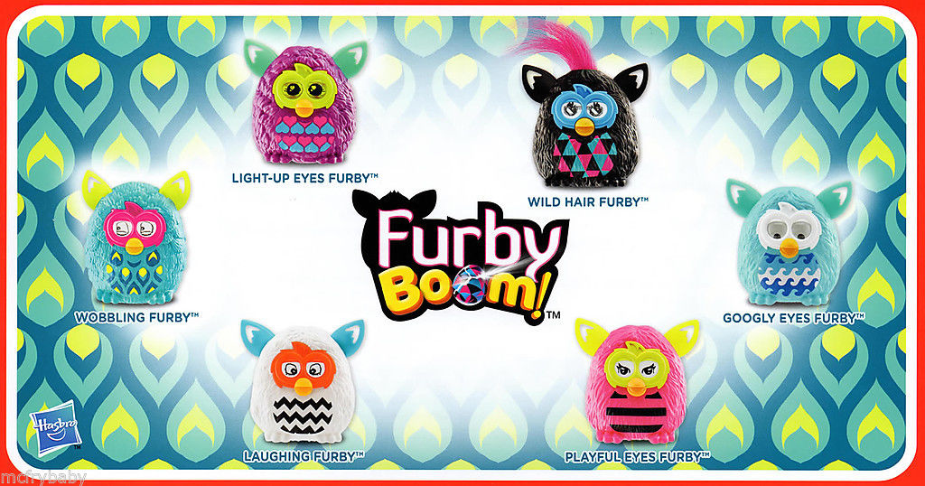 Details about   Furby Boom #5 Googly Eyes And #6 Playful Eyes Hasbro McDonald's Happy Meal Toy 
