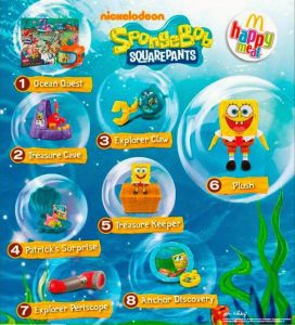 McDonald’s Happy Meal Toys April 2014 – SpongeBob SquarePants ...