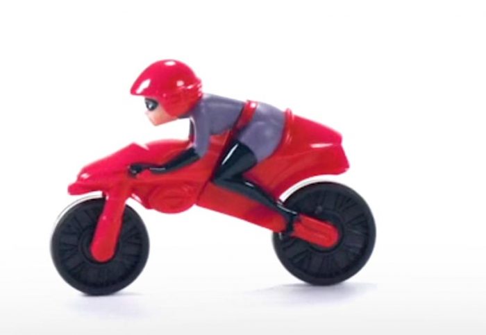 elastigirl motorcycle toy