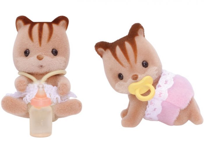 Calico Critters Figures – Hazelnut Chipmunk Twins – Kids Time