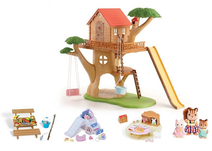 Calico Critters Houses and Furnature – Adventure Tree House Treehouse ...