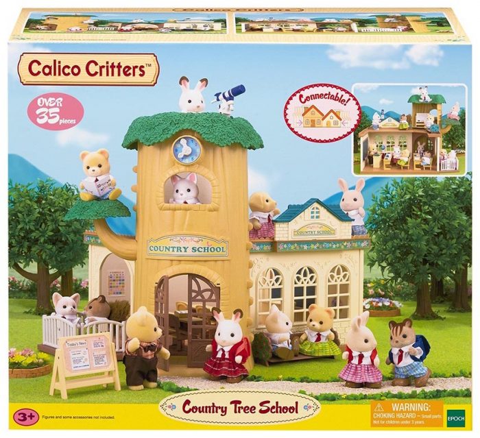 Sylvanian Families Calico Critters Country Tree School – Edizione Oltremare – Nuova