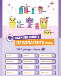 Shopkins Happy Places Season 2 - Bathing Bunny List / Checklist