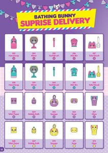 Shopkins Happy Places Season 2 - Bathing Bunny List / Checklist