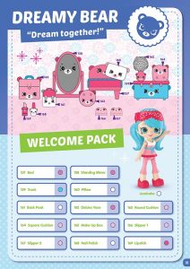 Shopkins Happy Places Season 2 - Dreamy Bear List / Checklist