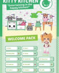Shopkins Happy Places Season 2 - Kitty Kitchen List / Checklist