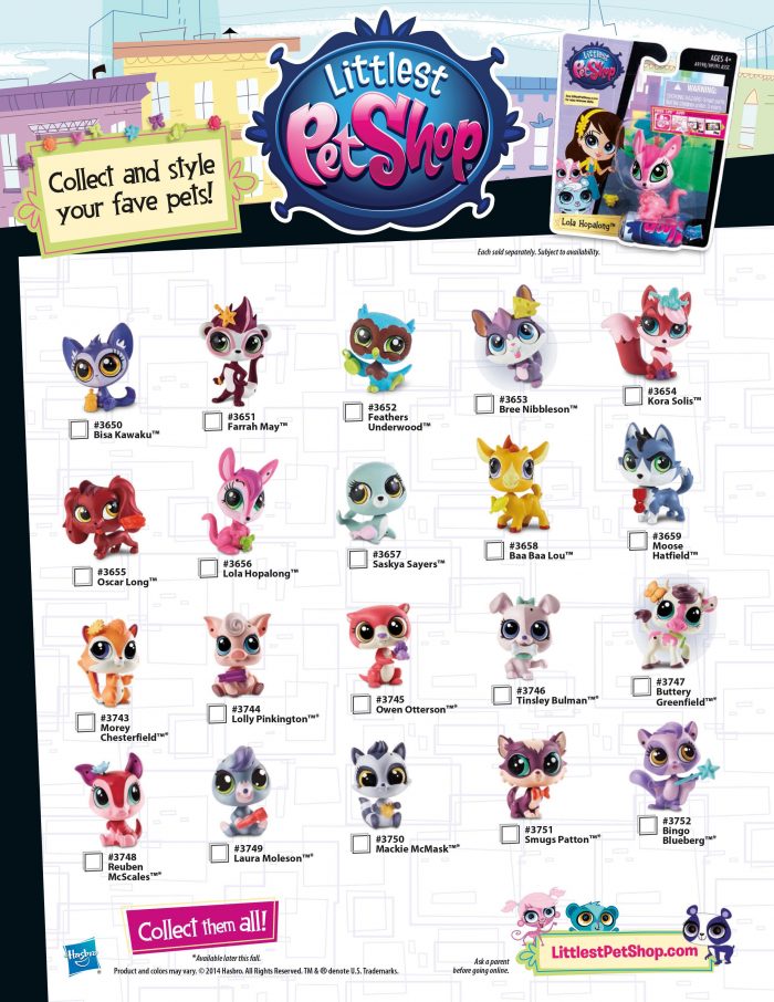 Littlest Pet Shop Series 5 Checklist List Kids Time