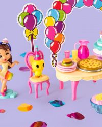 party-popteenies-series-1-Rainbow Unicorn Party Surprise Box Playset with Confetti toys 2
