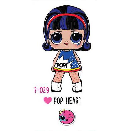 pop heart lol doll color change