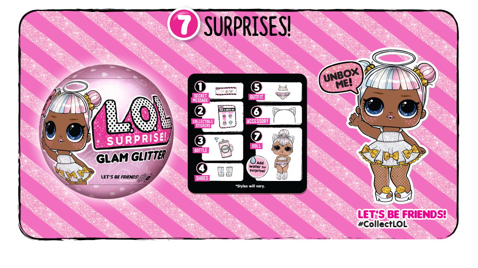 Details about   Lol Surprise Dolls Glitter Queen Lot Pets Tots Bundle Accessories Wave 1 2016 