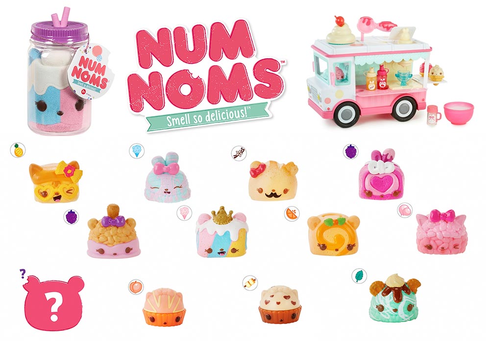 Num Noms Series 1 - Scented 4-Pack - Confetti Surprise Cupcake