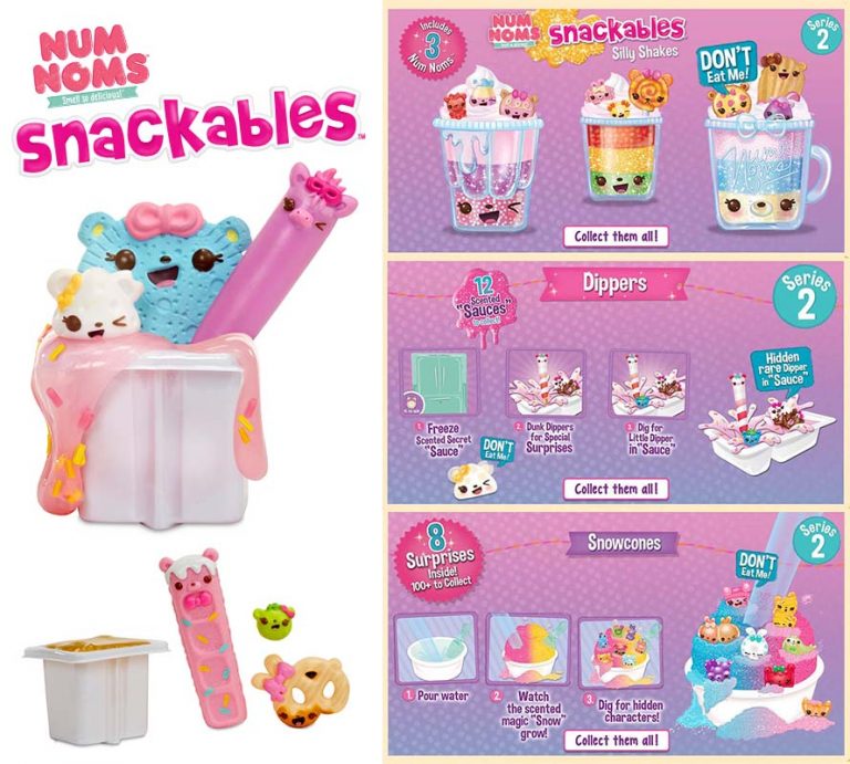 Num Noms Snackables Series 2 List Checklist Kids Time