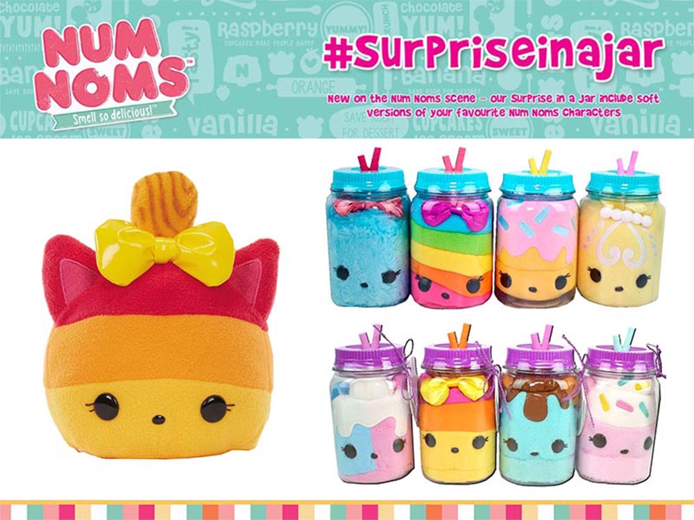 Num Noms Surprise in a Jar BRAND NEW AND SEALED. Scented 'Golden Cakes' 3 + 
