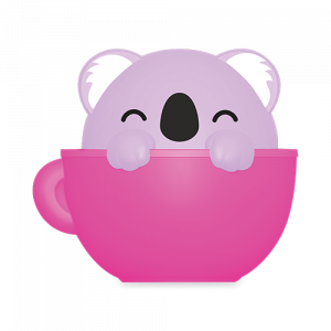 Koala in best sale a cup squishy