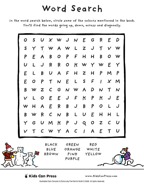 Mcdonalds happy meal coloring page activities sheet kids can press word search Kids Time