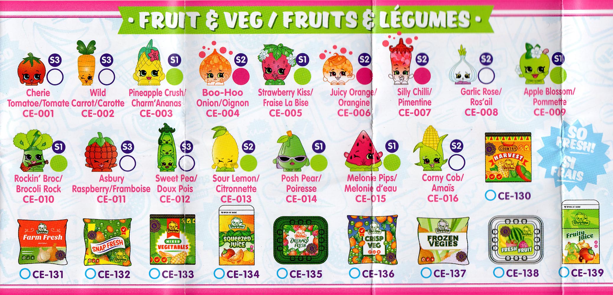 shopkins fruit and veg