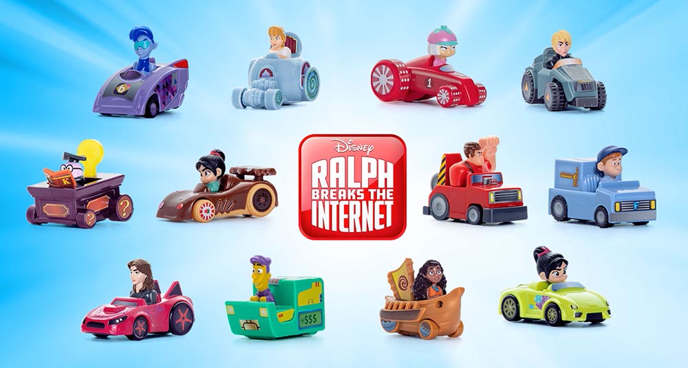Ralph Breaks the Internet 2018 McDonald’s HAPPY MEAL TOYS Set of 12 Mint in Bag 