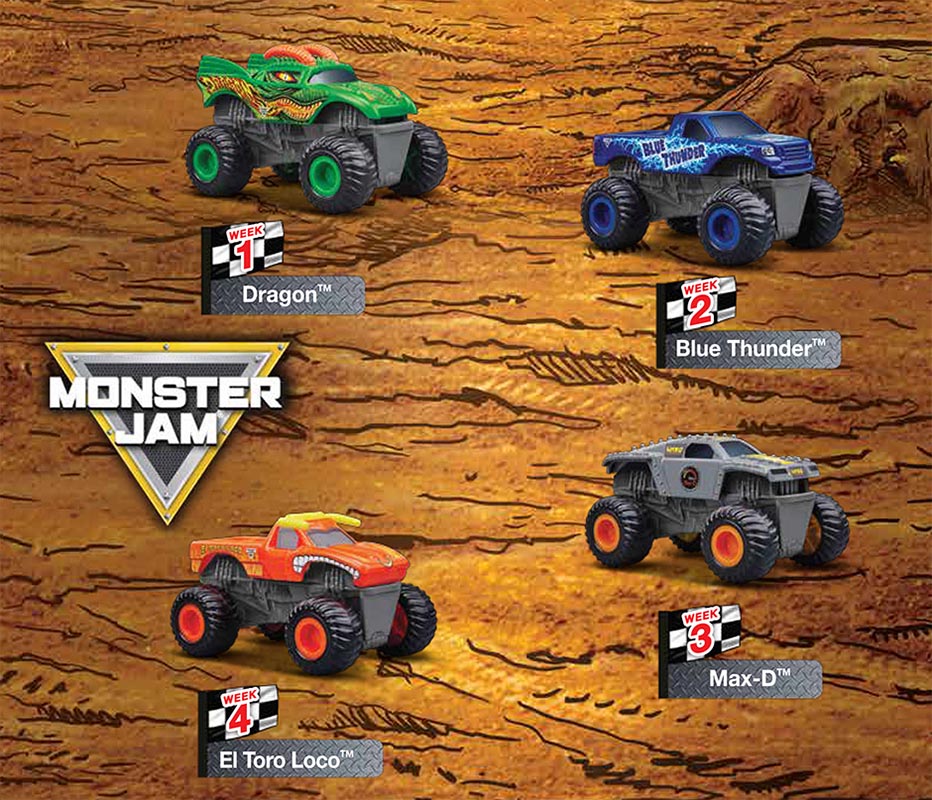 mcdonald's monster truck toys 2018