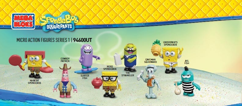 series 5 Mini figure 2016 Spongebob Squarepants Mega Bloks 