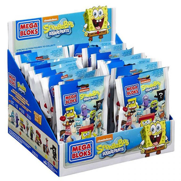 Mega Bloks SpongeBob Action Figures Series 1 Blind Bags Packs – Kids Time