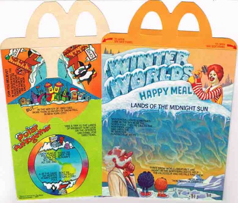 McDonald’s Happy Meal Toys 1983 Winter Worlds – Kids Time