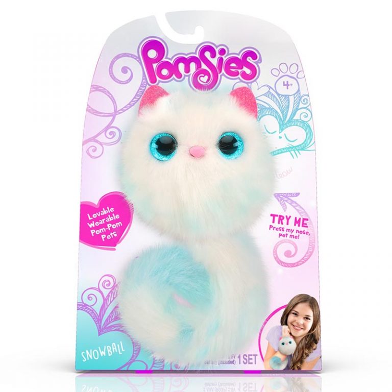 pomsies snowball plush