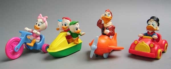 Toys Lot of 2  Magic Motion Maps McDonalds 1988 Duck Tales 1 Under 3 U3 MIP 